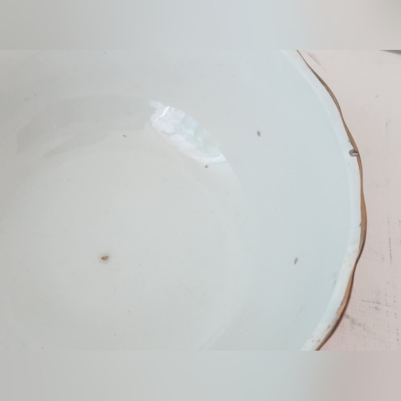 Vintage Sarreguemines France Mixing Bowl 6.75" Red With White Polka Dots - Picture 2 of 5